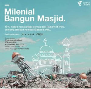 Milenial Wakaf Masjid untuk Palu
