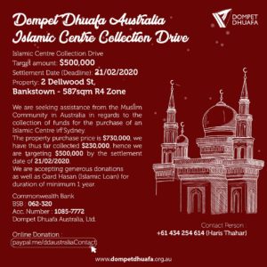 DDA – Islamic Centre Collection Drive