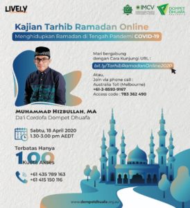 Tarhib Ramadan Online Lecture (LIVE)